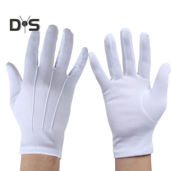 Белые перчатки, формальные перчатки для смокинга, перчатки для мужчин и женщин, перчатки дворецкого для вечеринок в стиле косплея, ювелирных изделий, церемоний, охранников