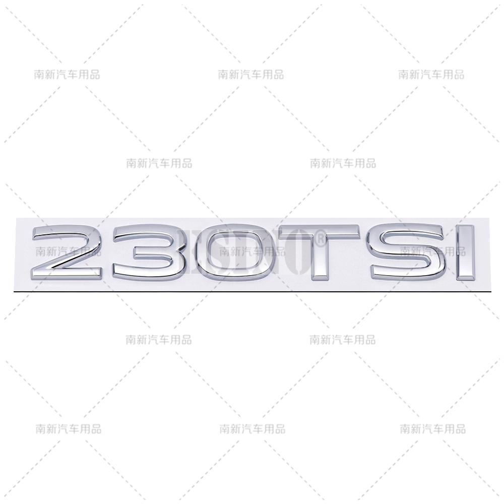 AABIO1 New Styling 3D 230 280 330 380 TSI Metal Alloy Adhesive Emblem Rear Trunk Badge Fender Sticker Car Body Decal for Volkswagen