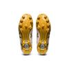 Asics Ds Light Series Круглый носок Шнуровка Ag (Резиновый короткий стержень) Мужские футбольные бутсы из синтетической кожи Белые Платиновые 1103A069-122
