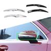 For Mercedes Benz A Class W177 A180 A200 A250      Back Rear View Mirror Cover Stick Trim Frame Eyebrow 2PCs