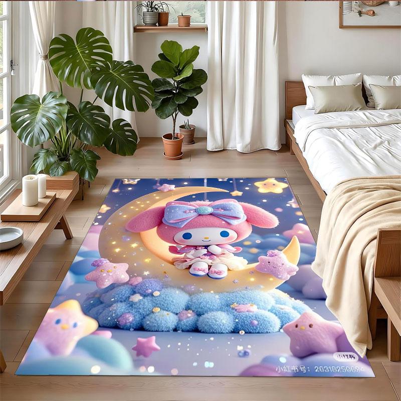 Crystal Velvet Rug Soft Non Slip Indoor Floor Mat Home DecorMy Melody
