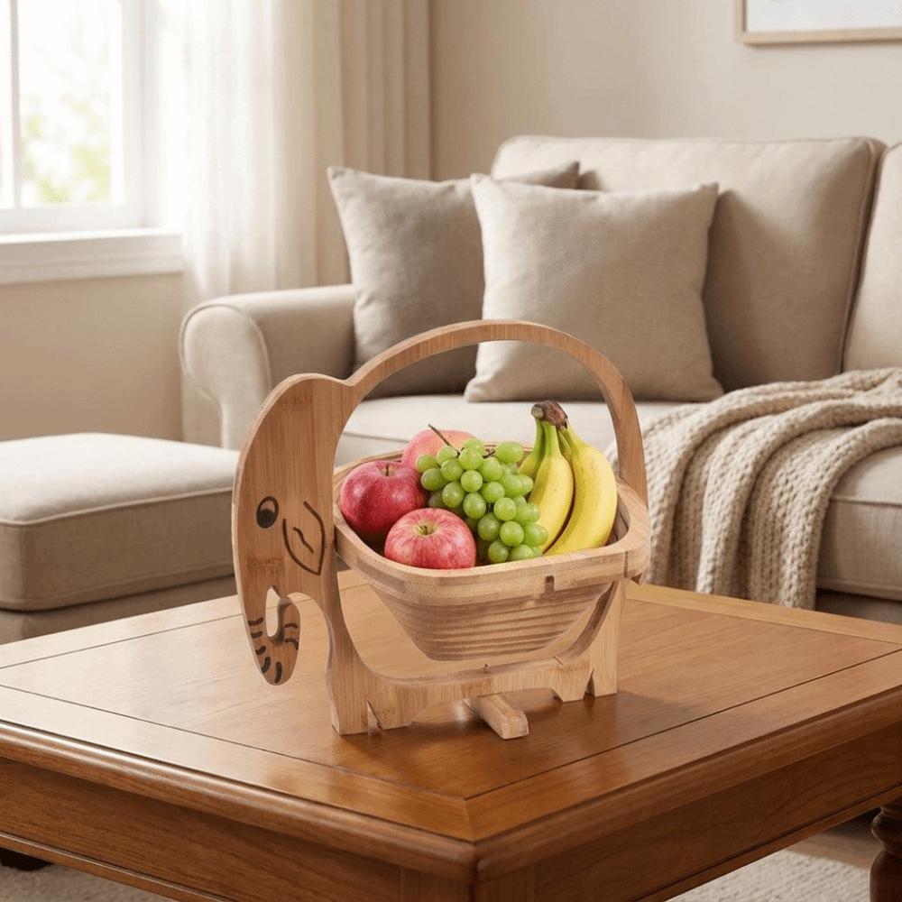 Dolphin Shape Folding Fruit Shaped Basket Multi-functional Fruit Storage Basket Home Decor