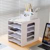 A4 Paper Desktop Storage Rack Document Drawer Organizer Multilayer Space-Saving Storage For Desk Office Stationery Organizer