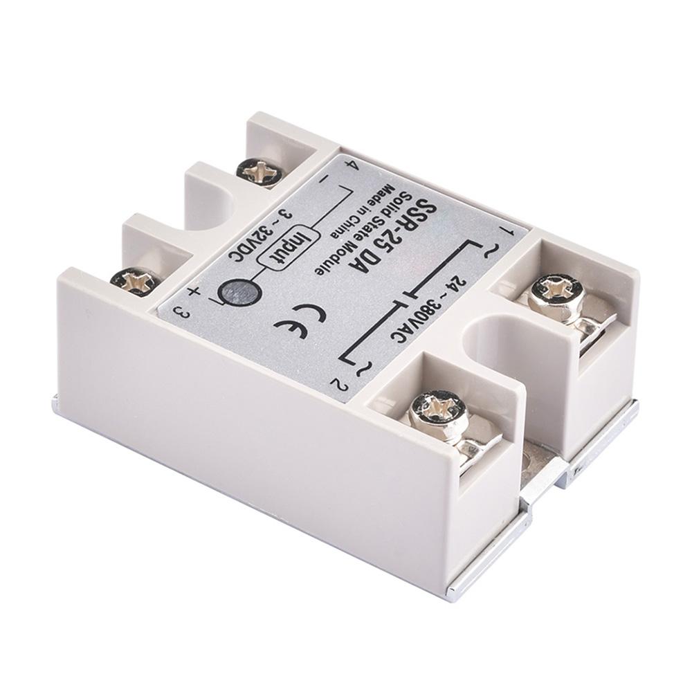 SSR-10DA SSR-25DA SSR-40DA SSR-60DA SSR-100DA Твердотельные реле Постоянное напряжение управления 3-32 В Переменное напряжение нагрузки 24-380 В