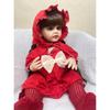 Кукла Reborn Baby Doll 22 дюйма, мягкая силиконовая виниловая кукла для новорожденных девочек, принцесса Бетти с длинным париком, куклы-игрушки
