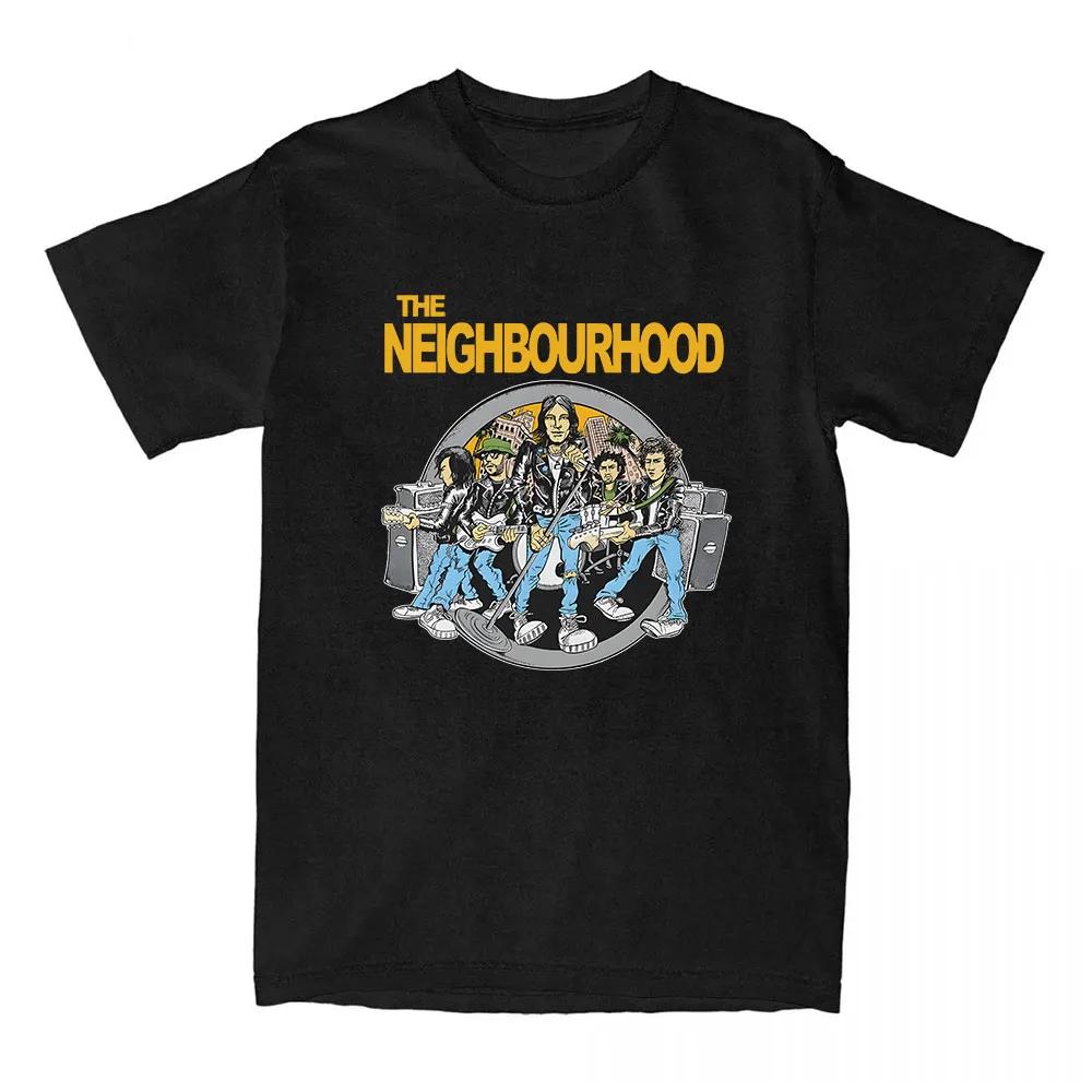 Футболка унисекс The Neighborhood NBHD Band Printing T-shirt Высококачественные женские футболки Ropa Mujer Повседневная футболка с коротким рукавом для женщин