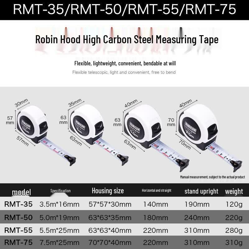 Промышленная стальная рулетка RUBICON RMT-50
