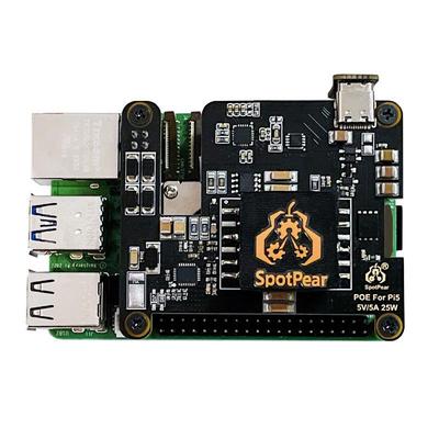 Протокол питания PoE Ethernet для Raspberry Pi 5 802.3af/at с индукцией PD типа C.