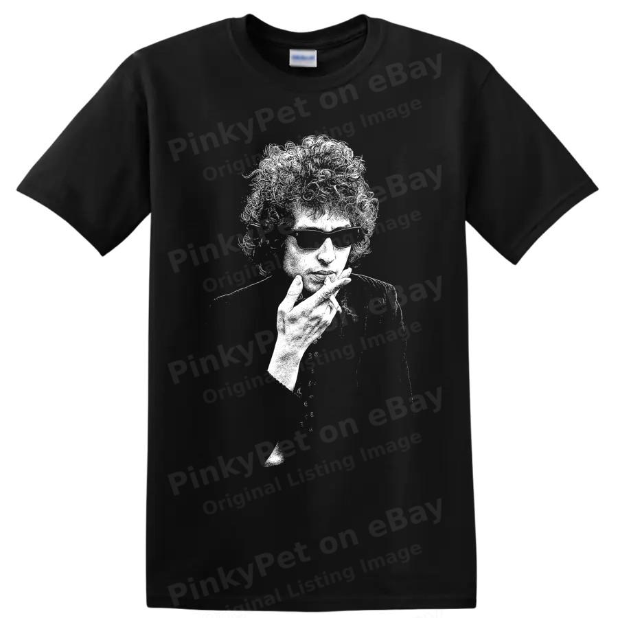 Bob Dylan Portrait T Shirt Folk Rock Musician Singer Songwriter Graphic Tee Gift Unisex T-Shirt