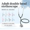 Pro Adult Double Headed Stethoscope Doctor Nurse Medical Home Healthy Care Double Headed Double-sided Stethoscope