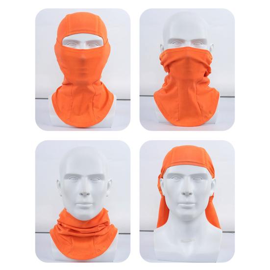 Color-Changing Riding Headgear Heat-Sensitive Fabric Elastic Fit Temperature-Sensitive Hood Heat-reacting Outdoor Headwear