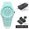 SHUAIKE 1160 Modern 3D Sketch Art Fashion Leisure Quartz Movement Watch Creative Design Lightweight Waterproof Watch