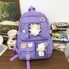 Backpack for Girls, Korean Version, Cute Campus Student Backpack, Casual Large Capacity Computer Backpack