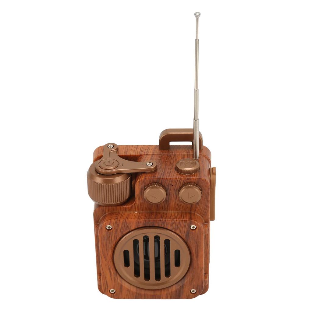 Ретро Bluetooth-динамик Радио Wood Grain HiFi Lossless Sound Поддержка U Disk Memory Card Bluetooth