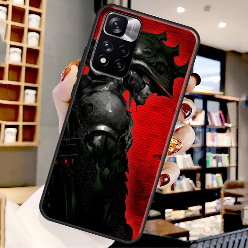 Чехол в стиле самурая и ниндзя для Xiaomi Redmi Note 12 11 10 9 8 Pro Note 12S 11S 10S 9S Чехол для Redmi 9 10 12 C