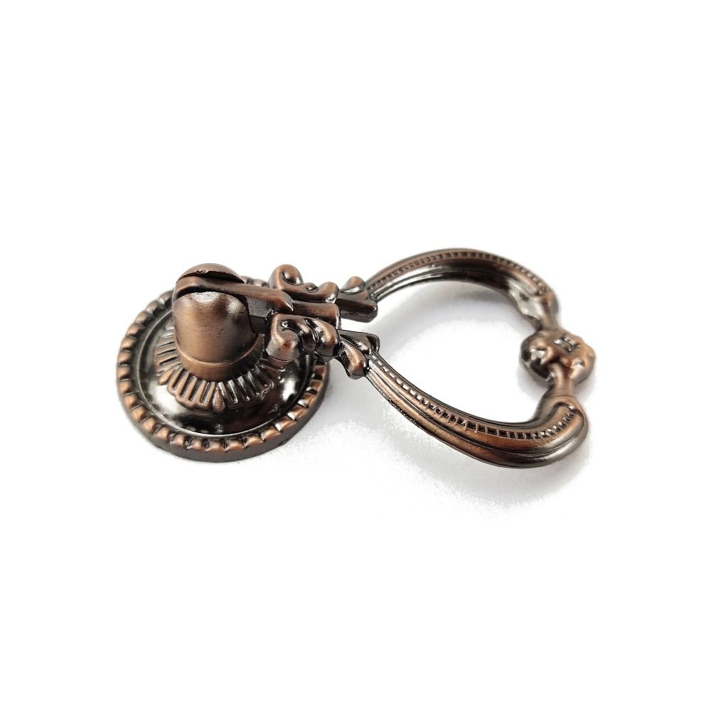 Изящная цинковая цинковая цинковая сплавная подвеска ручка китайская антикварная мебельная фурнитура комоды