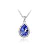Elegant Korean Water Drop Crystal Necklace: Clavicle Chain with Diamonds - True Love Tears Luxury Gift for Women