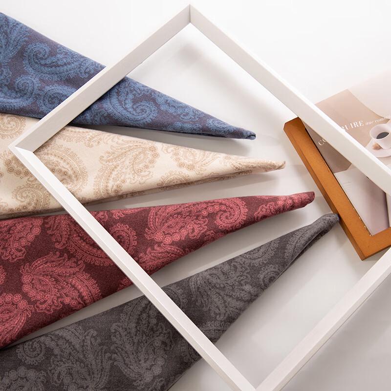 Three Dolphins Retro Paisley Tassel Scarf Shawl