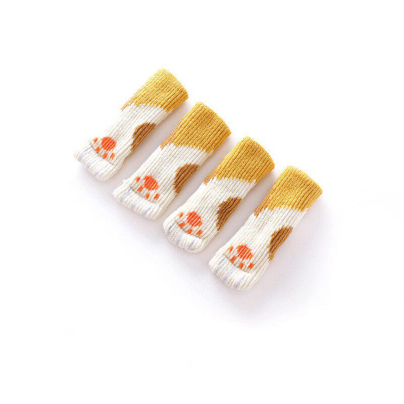 4 шт./лот противоскользящий коврик, демпфер на бампер, милая мебель, ножки, коврик, шапки, фетровые подушечки, чехлы на ножки стула