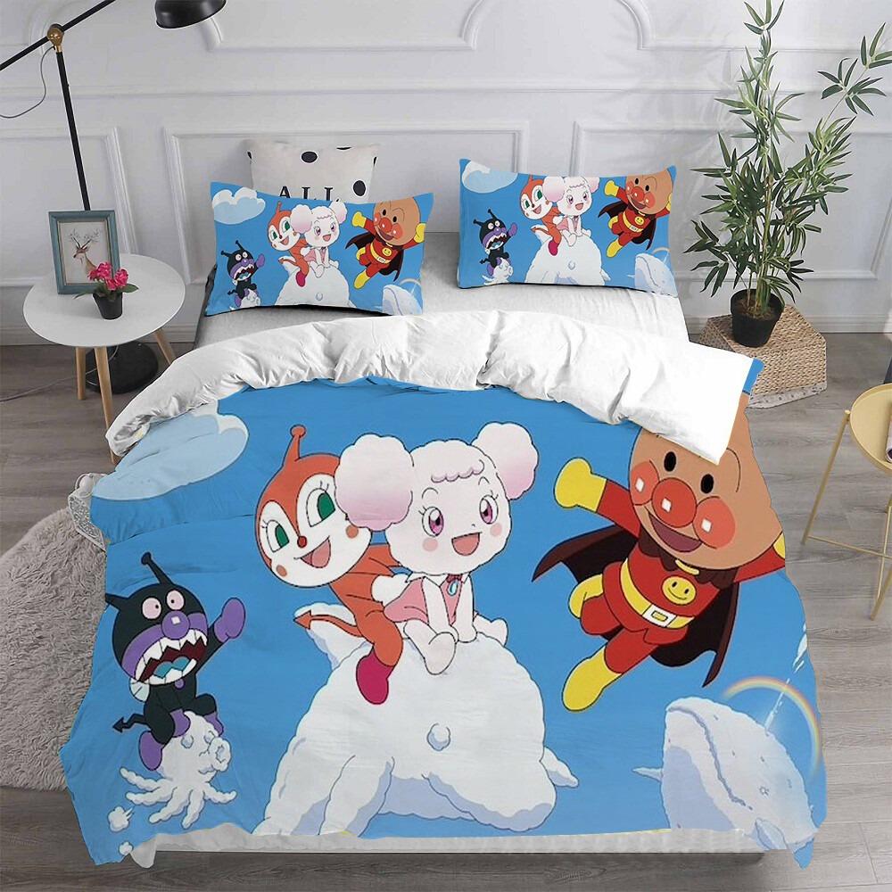 A-Anpanmans Bedding Set Girls Boys Duvet Cover For Outdoor Soft Comforter Bed Custom Quality Bedspread Birthday Present