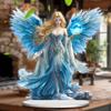 Статуэтка Ангела-Хранителя Акриловое Украшение 2D Плоское Украшение Многофункциональное Украшение Праздничное Украшение