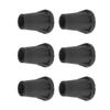 6pcs set Replacement Outdoor Trekking Hiking Pole Tip End Walking Stick Cap Cover Protector