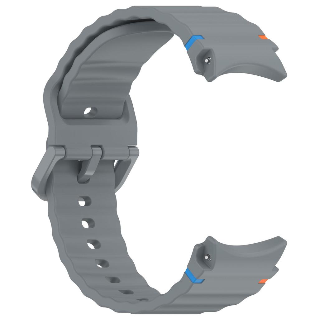 Compatible Silicone Strap with Colorful Buckle for Samsung Galaxy Watch7/FE/6/5/4