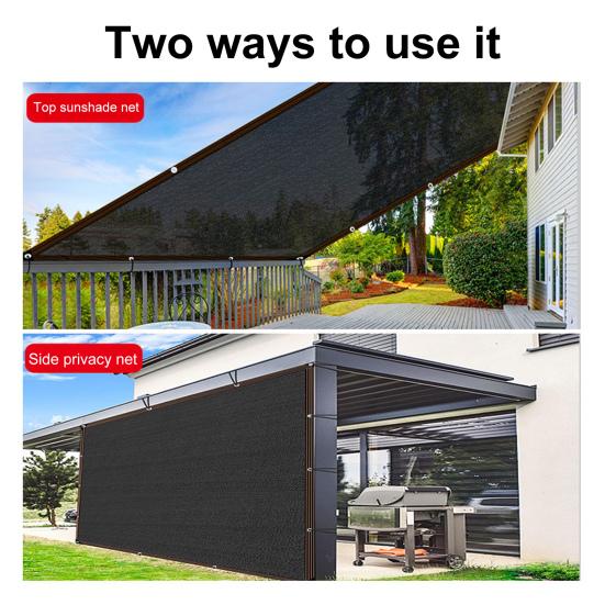 Солнцезащитная сетка, многоразовая сетка, тент, прочная на разрыв сетка от солнца с усиленными люверсами для сада, теплицы, патио, защиты от солнца на открытом воздухе