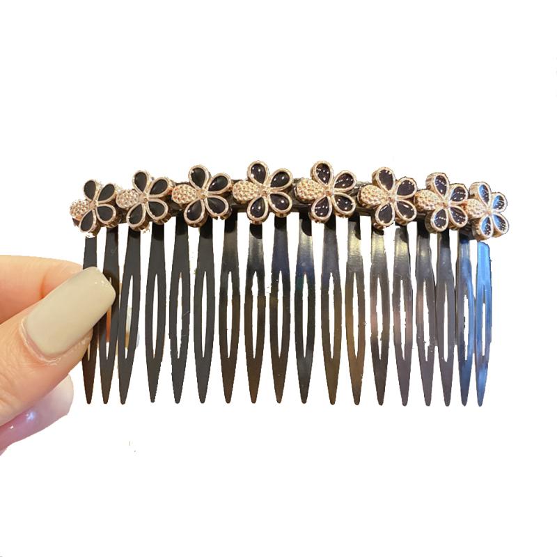Жемчужная расческа для волос Расческа-вставка Измельченная отделка волос Артефакт Заколка для волос Головной убор Нескользящая заколка
