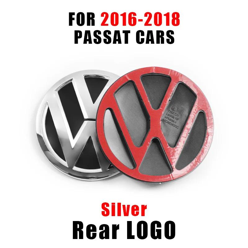 For VW Volkswagen Jetta MK5 Golf 1Pcs 135mm 113mm 3GO 853 601B Car Logo Front Bonnet Hood 56D853630C Rear Tail Trunk Emblem For