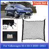Trunk Mesh for Volkswagen VW ID.4 Pro ID.5 2020 2024 2024 2024 Rear Cargo Storage Net Elastic Pockets Hooks Interior Accessories