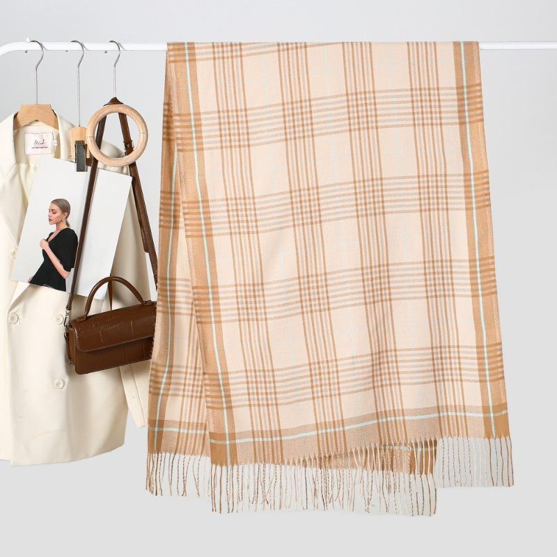 Fashion Classic Bagg Imitation Cashmere Scarf Women's Autumn and Winter Warm Shawl Student Warm Scarf
