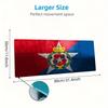 Red Star Belgrade Print  Cushion Non-slip Laptop Tablet Big Mousepad XXL Mat Mini PC Playmat With Lock edge