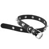 Goth Studded Choker Necklace Collar For Women Grunge Punk Leather Chocker Rave Festival Accessories