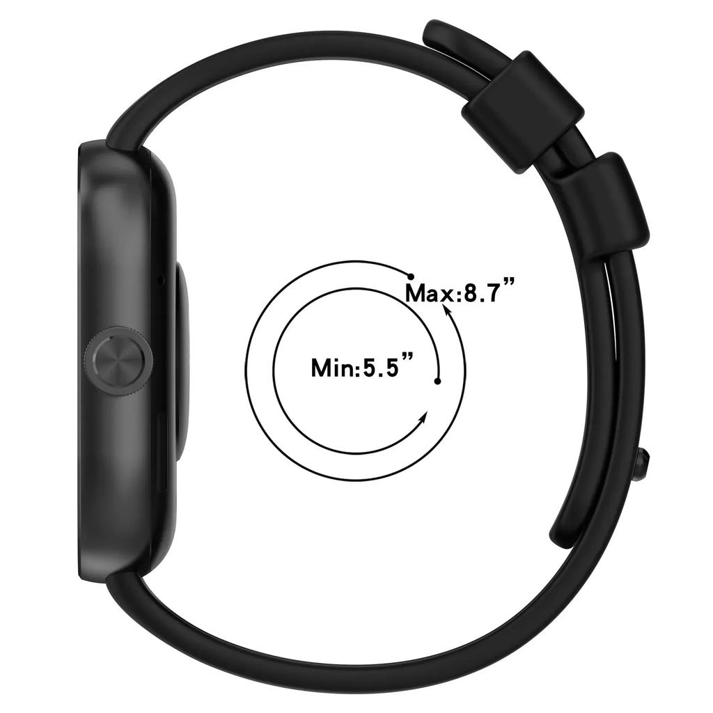Оригинальный силиконовый ремешок для Redmi watch 4 5 6 Спортивный браслет для Xiaomi Band 9 8 Pro Ремешок Браслет Ремешок для часов Аксессуары