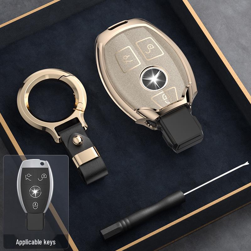 Mercedes-Benz Key Cover for C260L, C200L, GLC300L, GLC260L, E300L, A200L Models