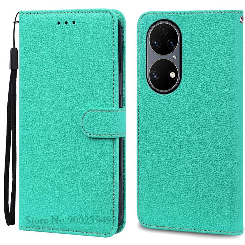 Чехол P50 P 50 Pro для Huawei P50, кожаный чехол-кошелек, флип-чехол для Huawei P50 Pro, мягкий силиконовый чехол, чехол Fundas Shell