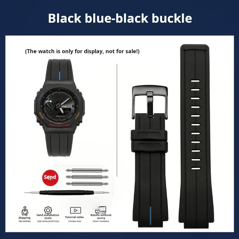 Силиконовый браслет Для Casio G-SHOCK GA-2100 Силиконовый ремешок GA2100 GA2110 GA-B2100 DW5600 GM5600 Модифицированный мужской резиновый ремешок для часов