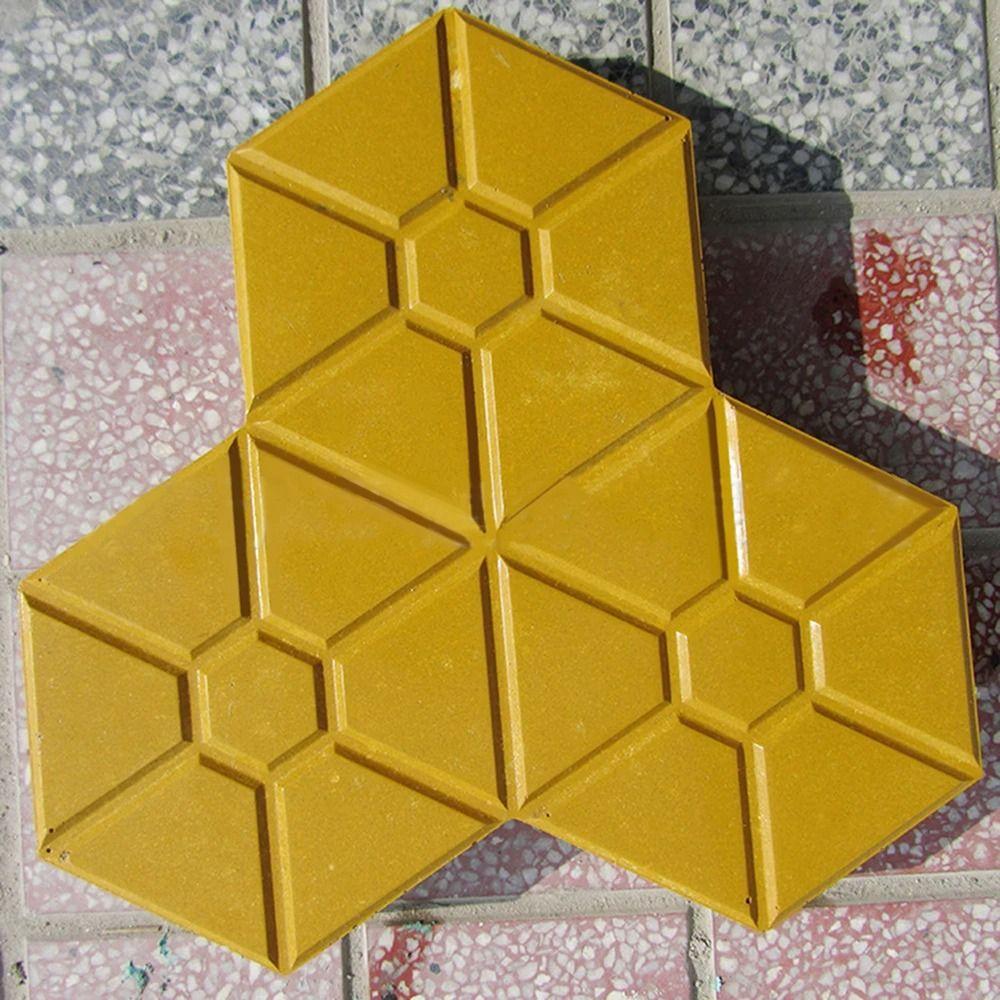 1 шт. Пластиковая садовая плитка 25x5 см Форма для изготовления бетонных дорожек Для газона Патио Двора Сада