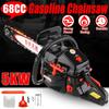 20 Inch 5000W Professional Gasoline Chainsaw Bar Gas Powered Chainsaw 62cc Engine Cycle Chain Saw for Woodworking