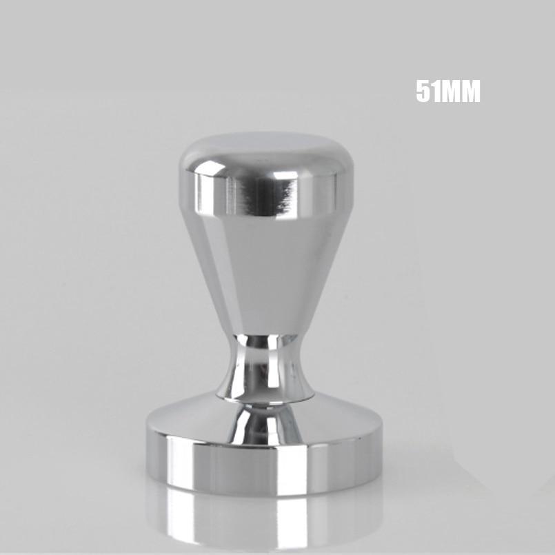 51 Espresso Tamper Handle Coffee Bean Hammer Aluminum Flat 53mm Tamper Press Base Coffee Tampers 58MM Accessories