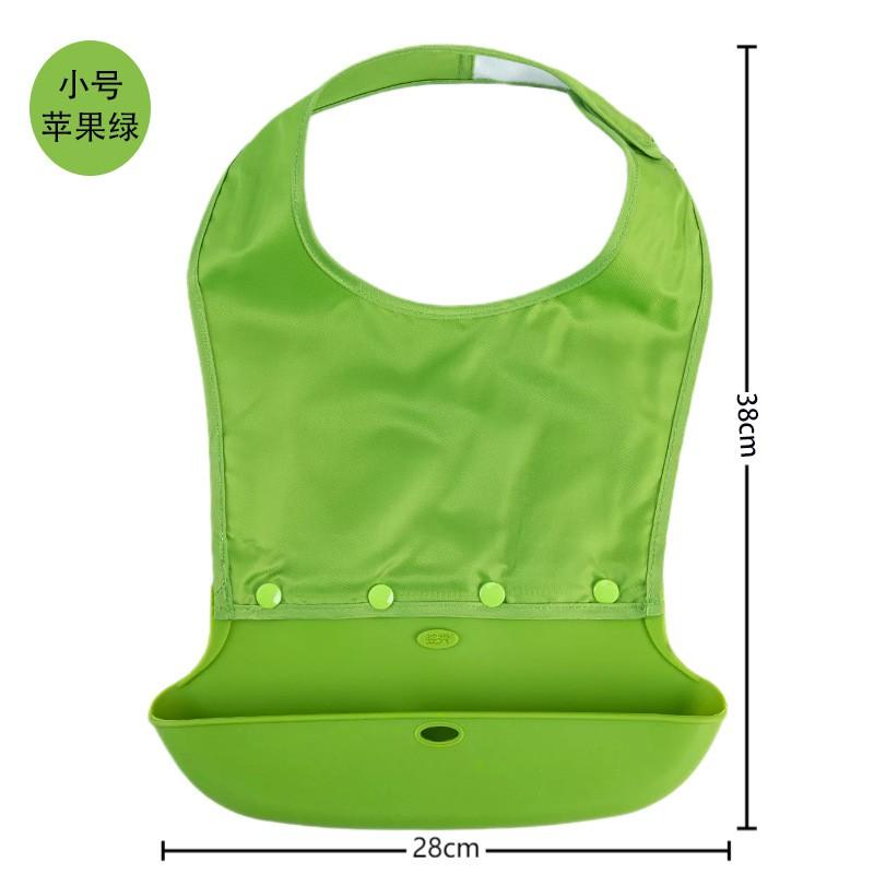 Silicone Adult Bib Elderly Dining Waterproof Drool Catcher Unisex Food-Grade Feeding Apron
