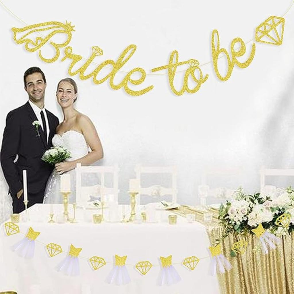 Украшения для девичника, баннер для невесты, гирлянда для невесты с серебряными блестками и бриллиантами на свадебное платье для вечеринки-свадебника, украшения для вечеринки