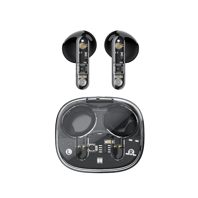 Recci REP-W58 Transparent Mecha TWS Bluetooth Earbuds