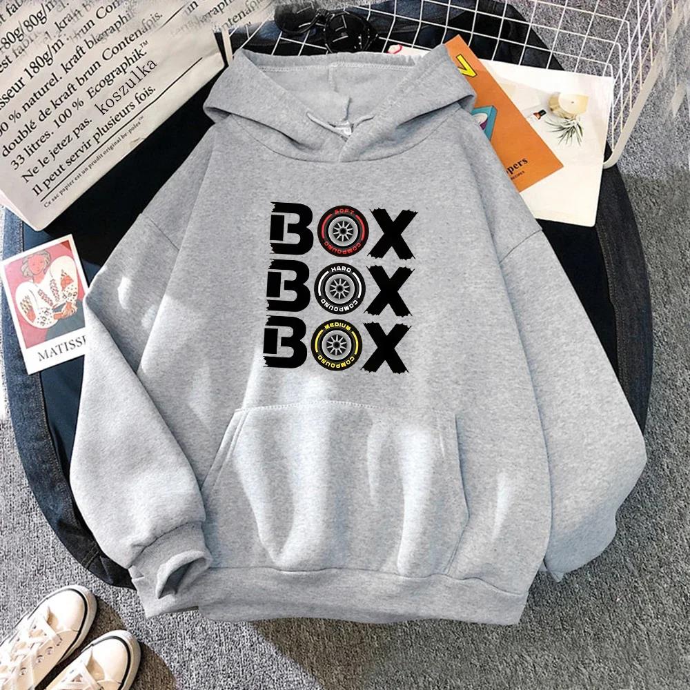 Box Hodies F1 Tyre Compound V2 Sweatshirts Long Sleeve Top Oversized Hooded Funny Games Men Clothing Y2k Clothes