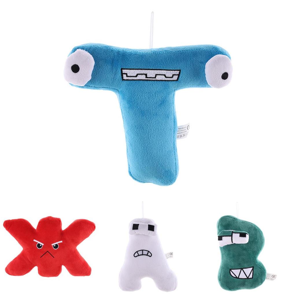 Cross-border Bestselling Russian Alphabet Plush Toy Adorable And Educational Gift For Children