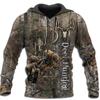 Мужские толстовки с капюшоном Hunting Graphic Camo 3D Printed sweatshirts clothing Harajuku Fashion Hooded Autumn Long Sleeve Hoodie for Men