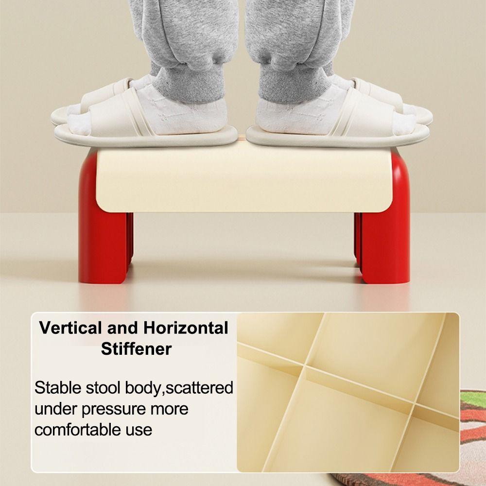 Waterproof Bathroom Foot Stool Anti-Slip Children's Toilet Stool Pregnant Woman