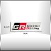 3D Aluminum Car Styling GR Sport/GR Gazoo Racing Emblem Auto Body Trunk Sticker For C-HR RAV4 YARiS Prius Harrier Corolla Accessory