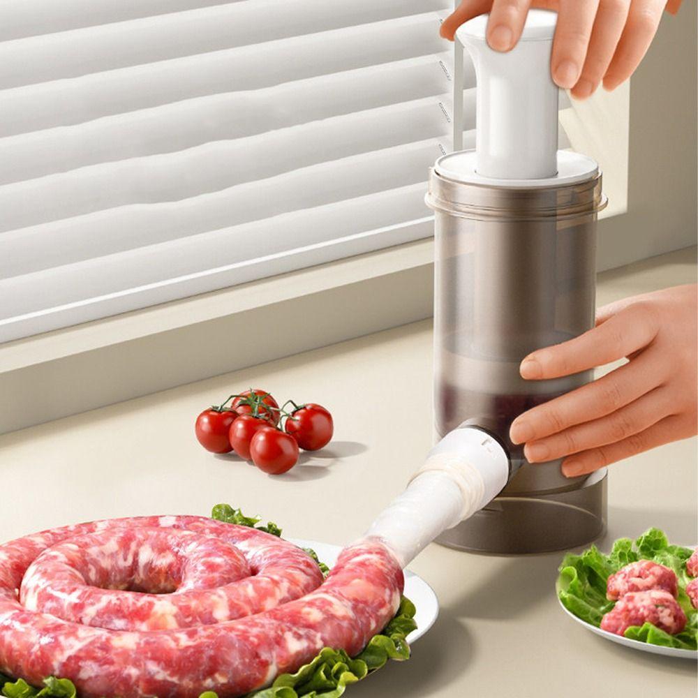 Ручная колбасная машина пищевого класса большой вместимости, набор для набивки мяса, инструмент для набивки колбас, приготовление